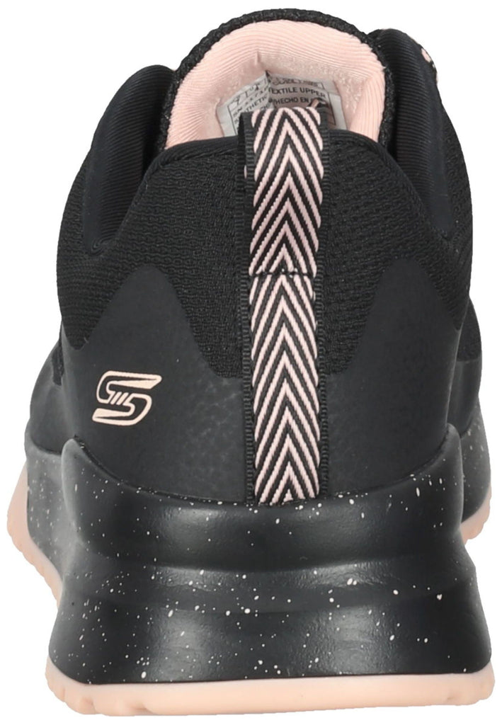 Skechers Sneaker Lederimitat Schwarz - surf4shoes