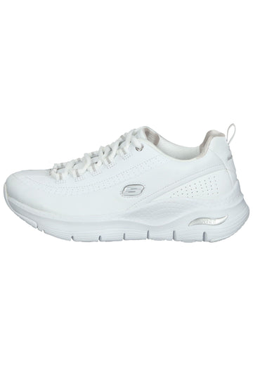 Skechers Sneaker Leder Weiß - surf4shoes