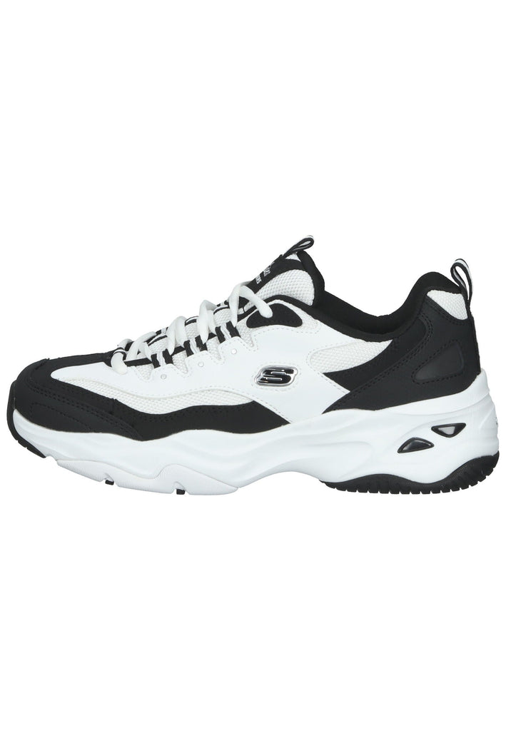 Skechers Sneaker Leder/Mesh Schwarz - surf4shoes
