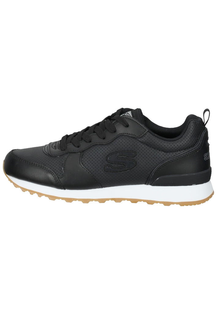 Skechers Sneaker Leder Schwarz - surf4shoes