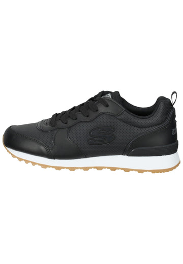 Skechers Sneaker Leder Schwarz - surf4shoes
