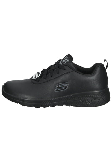 Skechers Sneaker Leder Schwarz - surf4shoes