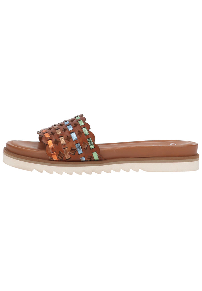 ara Pantoletten Glattleder Cognac - surf4shoes