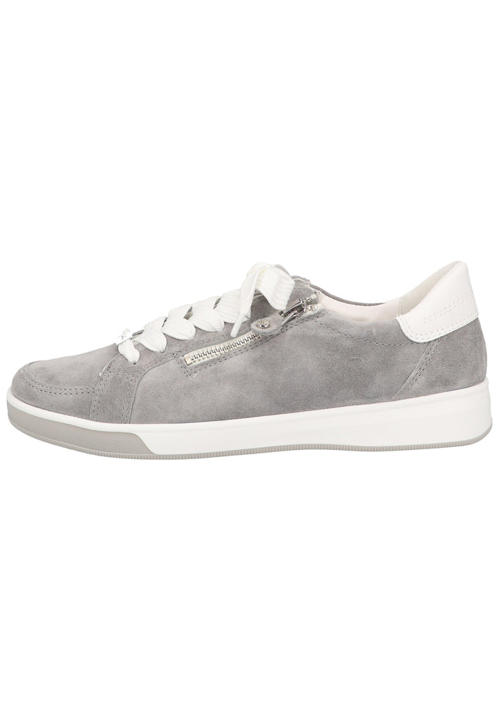 ara Sneaker Veloursleder Grau/Weiß - surf4shoes
