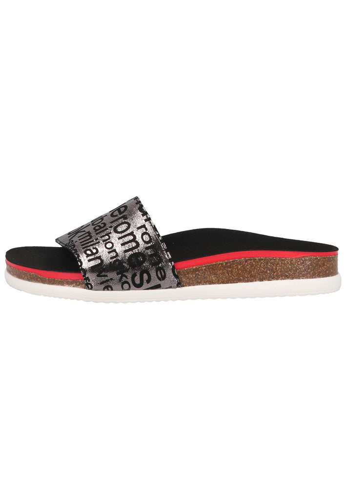 ara Pantoletten Glattleder Schwarz - surf4shoes