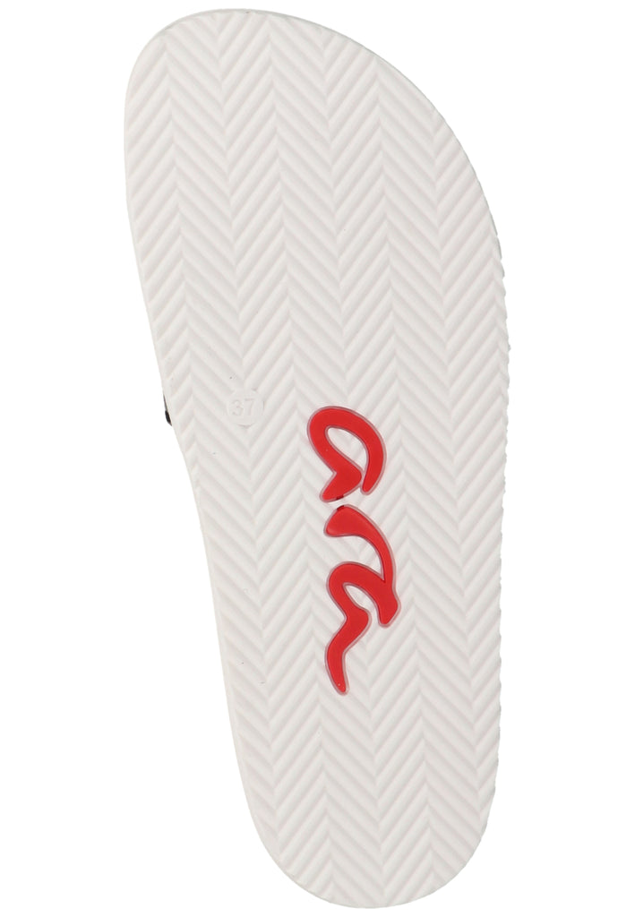 ara Pantoletten Glattleder Schwarz - surf4shoes