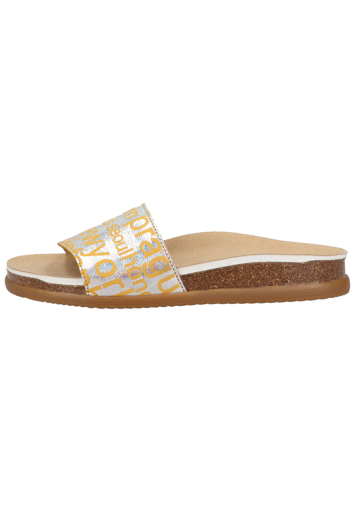 ara Pantoletten Glattleder Orange - surf4shoes