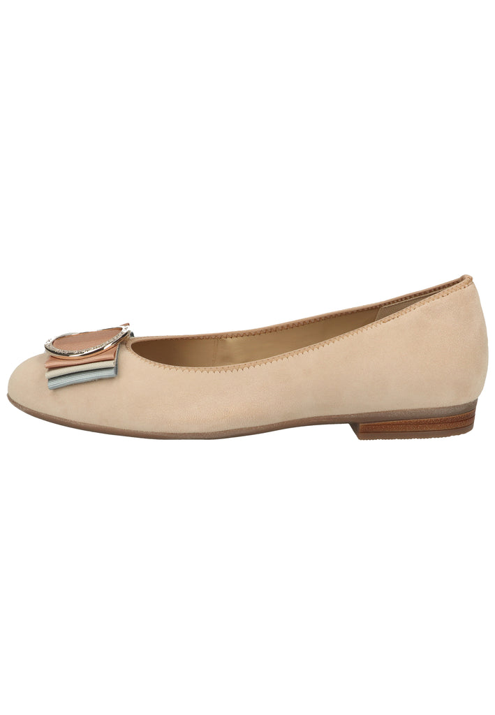 ara Ballerinas Veloursleder Braun - surf4shoes