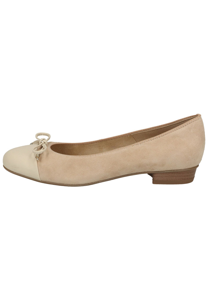 ara Ballerinas Leder Beige - surf4shoes