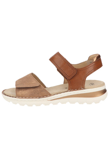 ara Sandalen Veloursleder Braun - surf4shoes