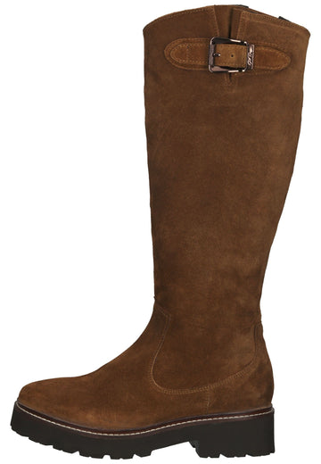 ara Stiefel Veloursleder Cognac - surf4shoes