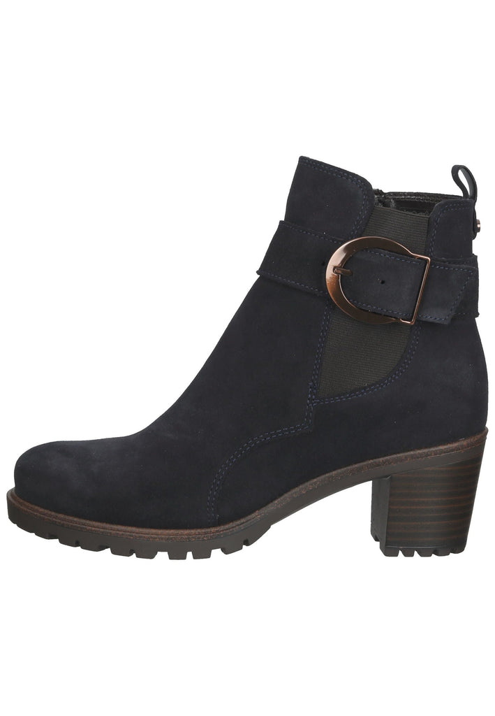 ara Stiefelette Veloursleder Blau Warmfutter - surf4shoes