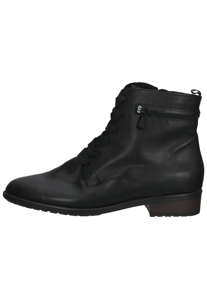 ara Stiefelette Glattleder Schwarz - surf4shoes