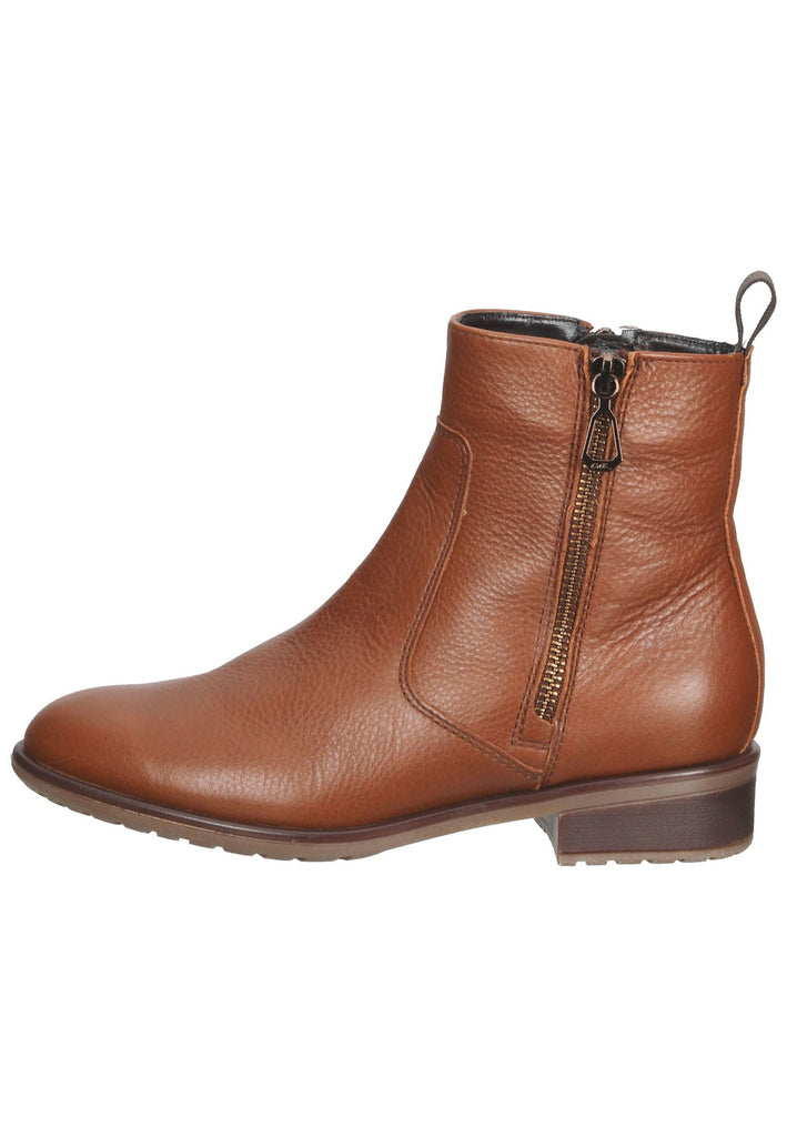 ara Stiefelette Glattleder Cognac - surf4shoes