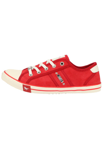 Mustang Sneaker Lederimitat/Textil Rot - surf4shoes