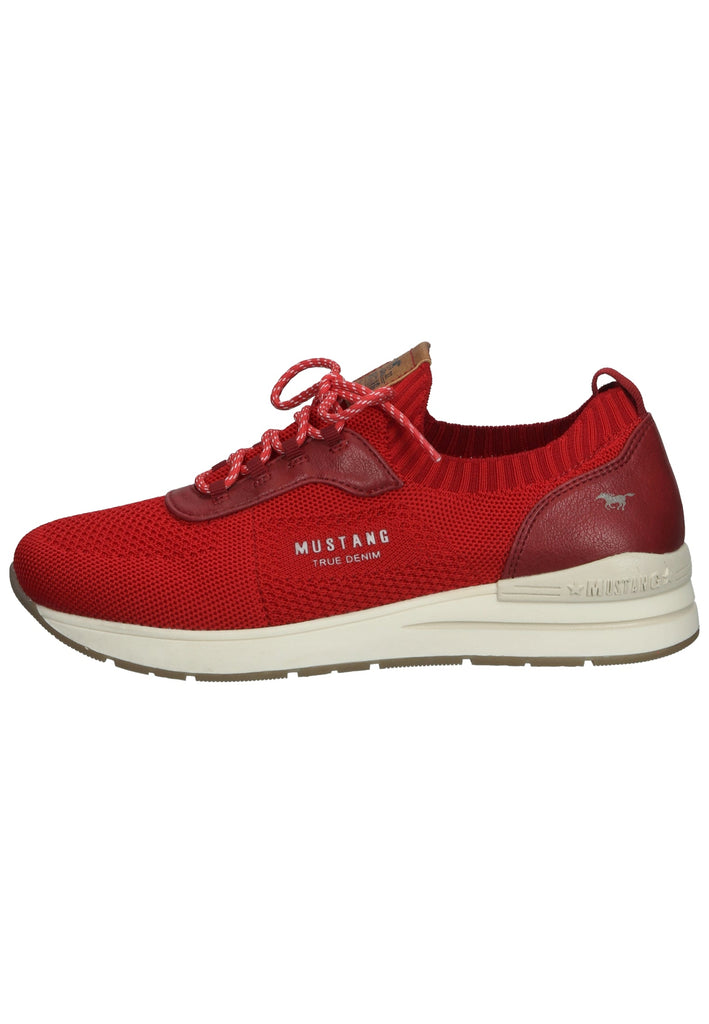 Mustang Sneaker Lederimitat/Textil Rot - surf4shoes