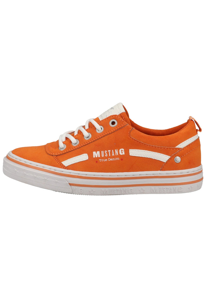 Mustang Sneaker Lederimitat Orange - surf4shoes