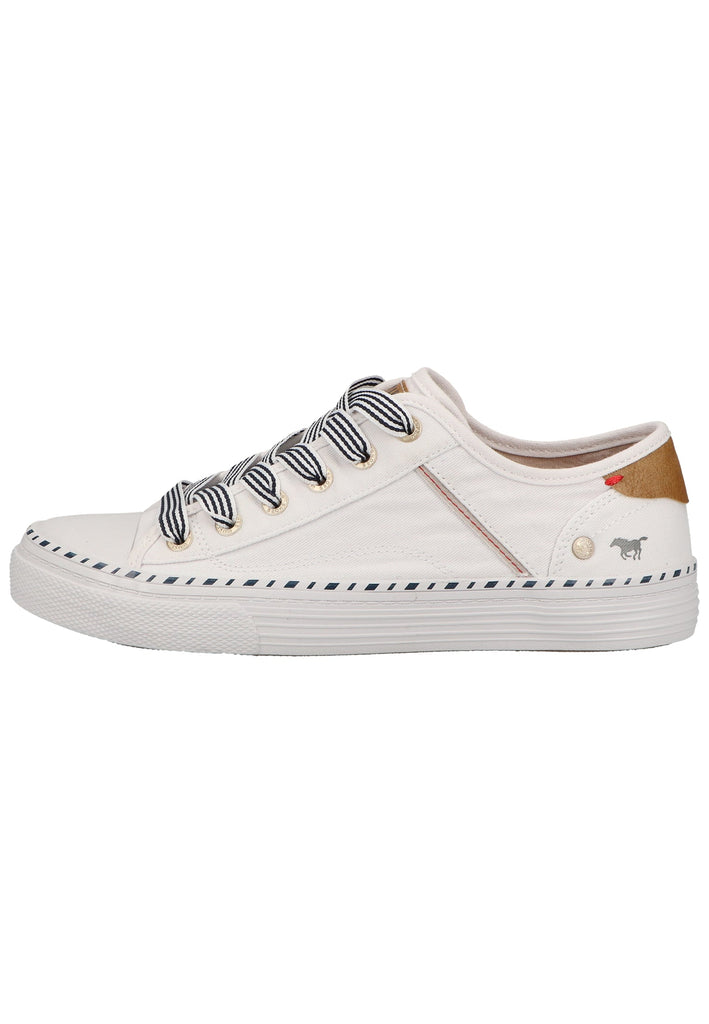 Mustang Sneaker Textil Weiß - surf4shoes