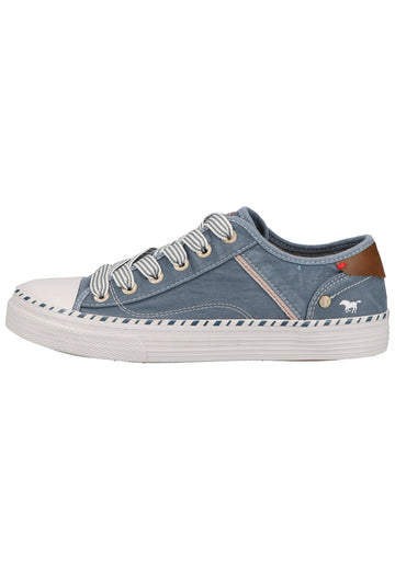 Mustang Sneaker Textil Blau - surf4shoes
