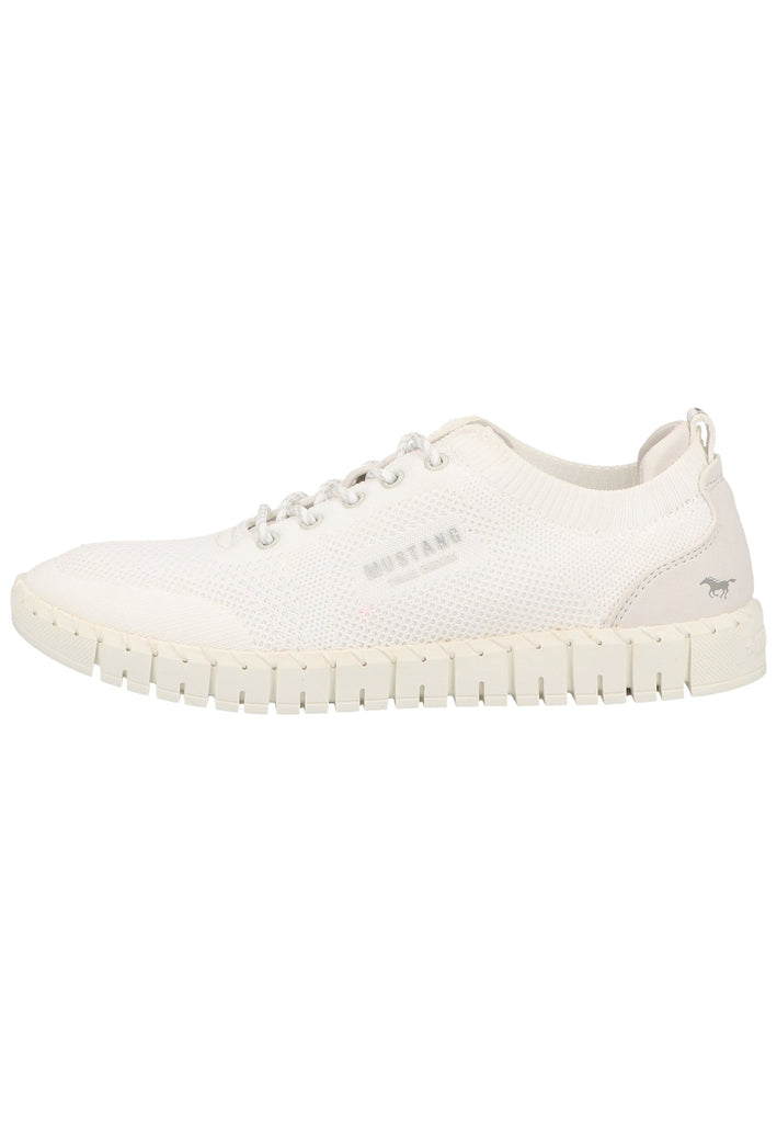 Mustang Sneaker Textil Weiß - surf4shoes