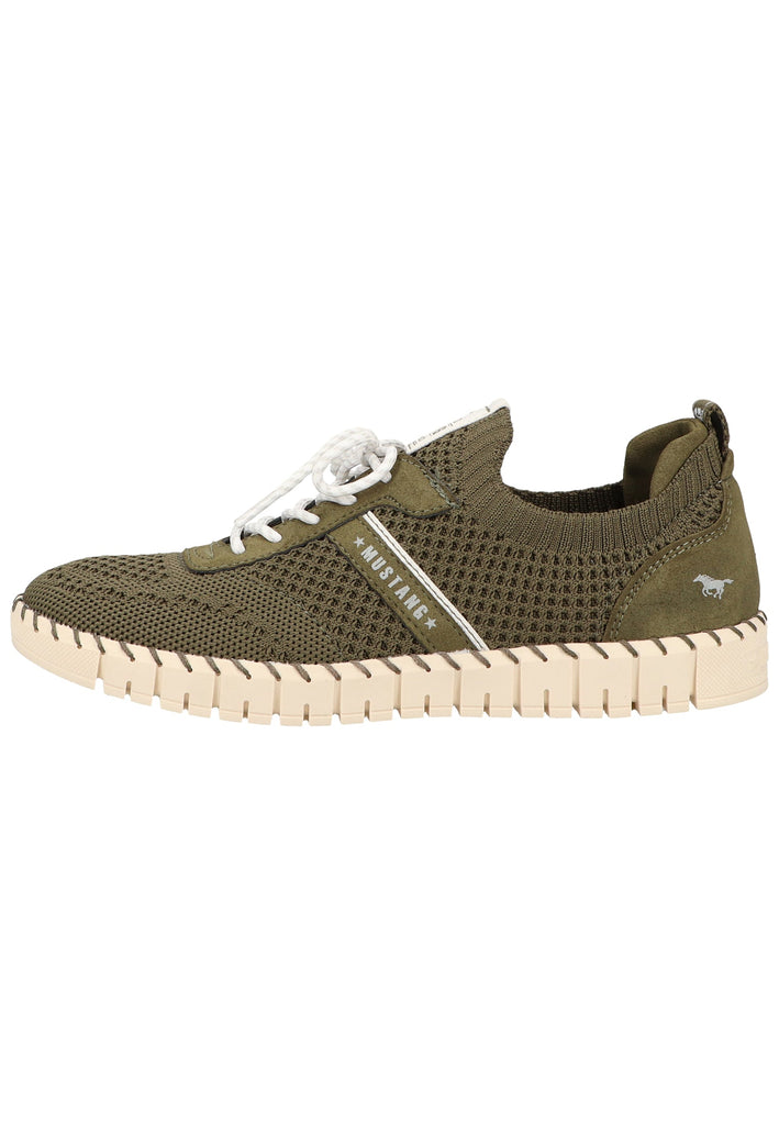 Mustang Sneaker Lederimitat/Textil Olive - surf4shoes