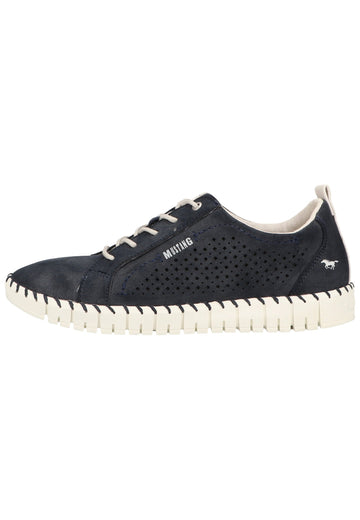 Mustang Sneaker Textil Blau - surf4shoes