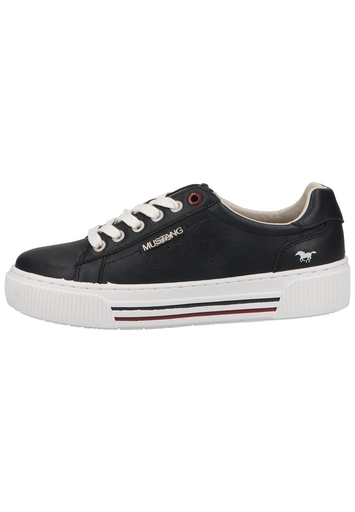 Mustang Sneaker Lederimitat Navy - surf4shoes