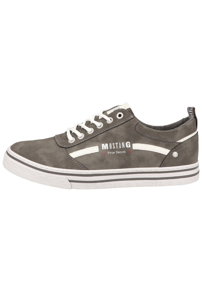Mustang Sneaker Lederimitat Grau - surf4shoes