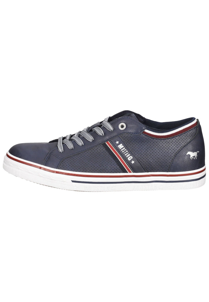 Mustang Sneaker Lederimitat/Textil Navy - surf4shoes