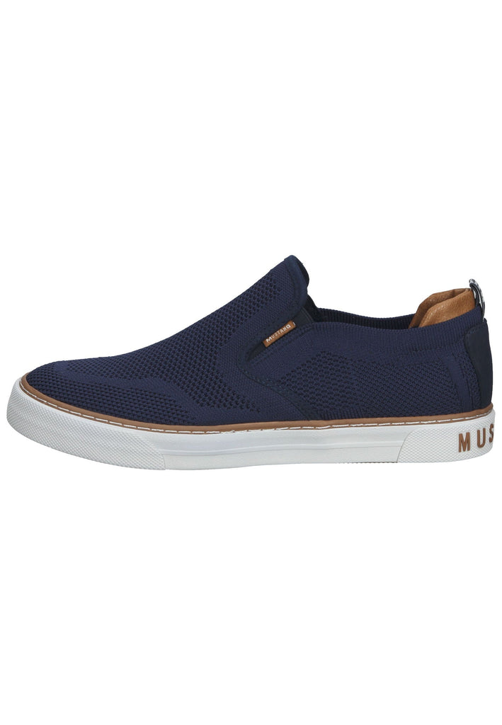 Mustang Slipper Lederimitat/Textil Dunkelblau - surf4shoes
