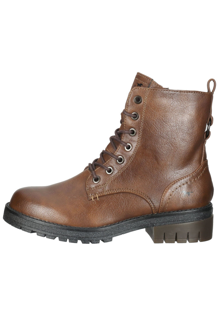 Mustang Stiefelette Lederimitat Braun - surf4shoes