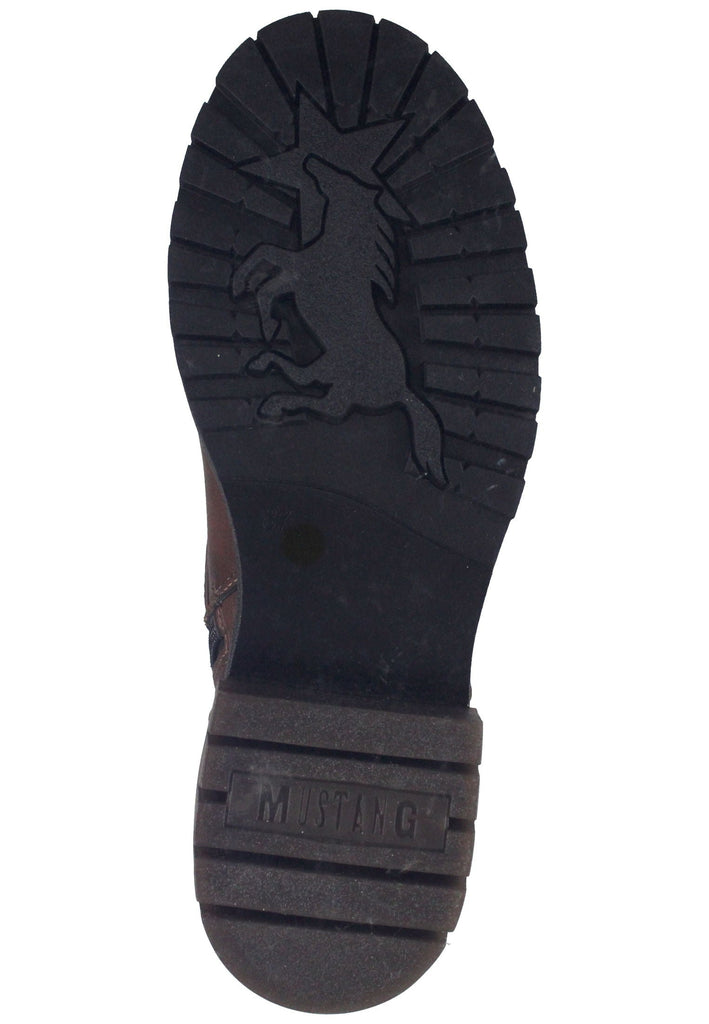 Mustang Stiefelette Lederimitat Braun - surf4shoes