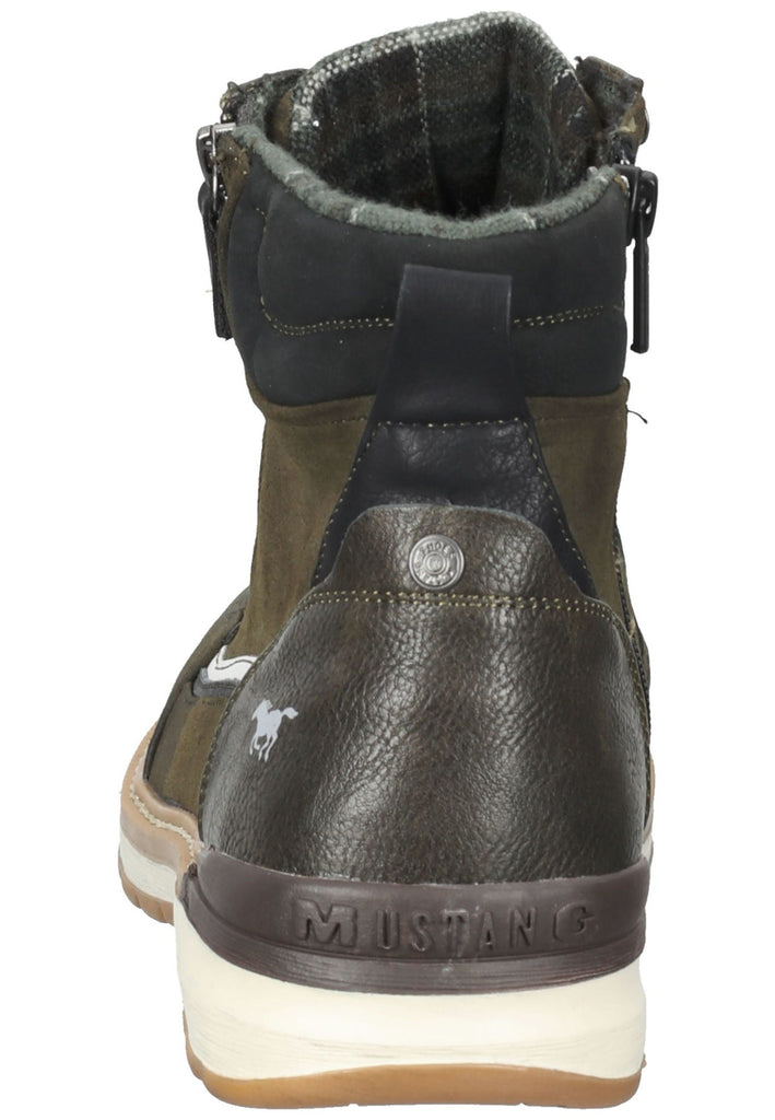 Mustang Stiefelette Lederimitat Military - surf4shoes