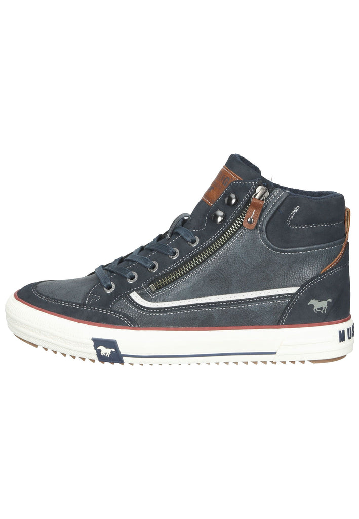 Mustang Sneaker Lederimitat Navy - surf4shoes