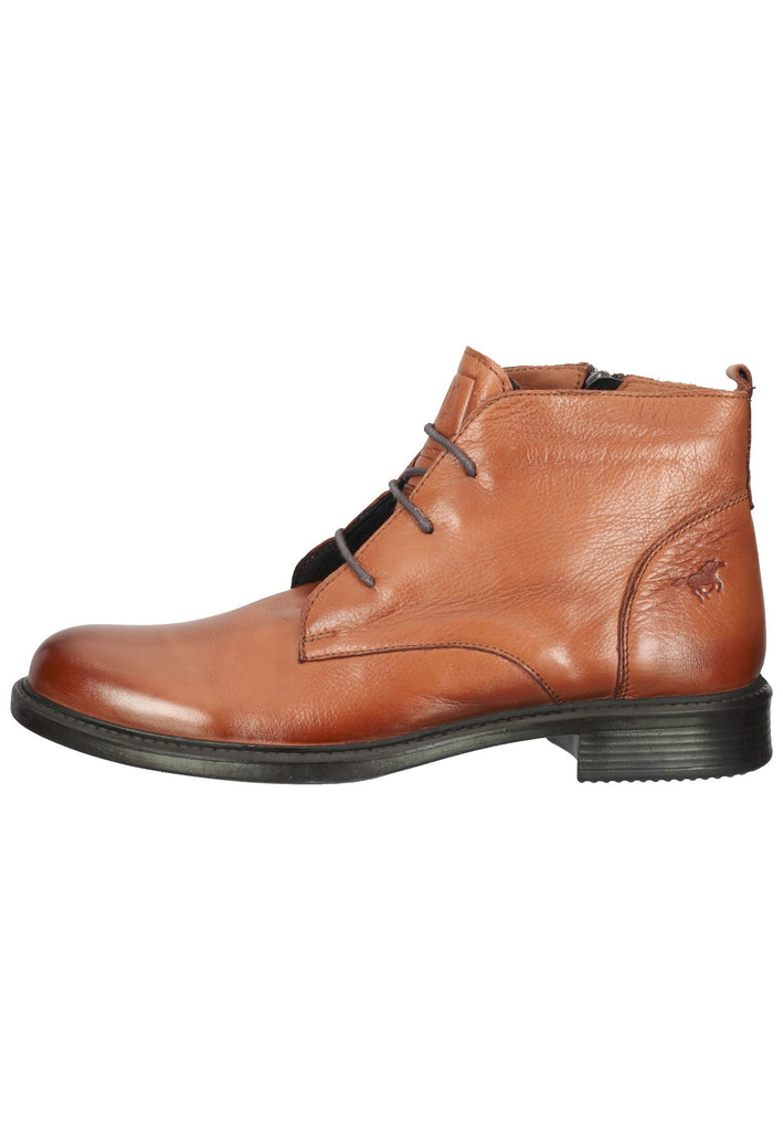 Mustang Stiefelette Leder Cognac - surf4shoes