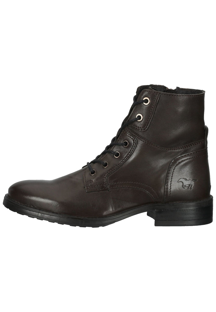 Mustang Stiefelette Leder Dunkelbraun - surf4shoes