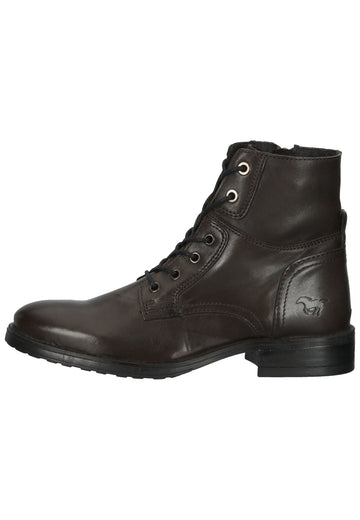 Mustang Stiefelette Leder Dunkelbraun - surf4shoes