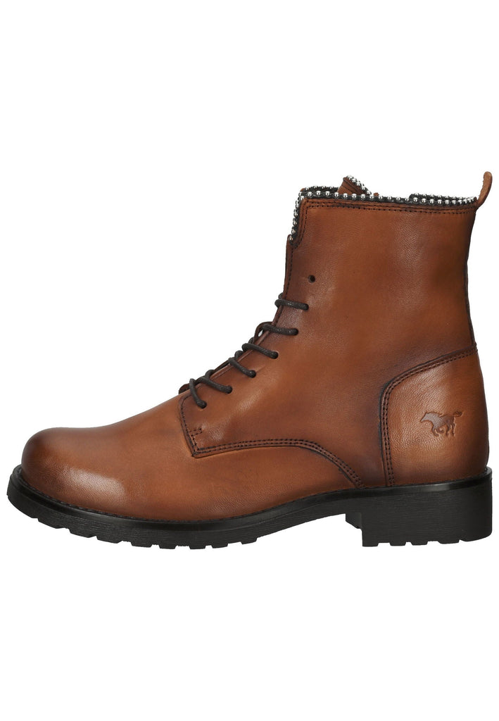 Mustang Stiefelette Leder Cognac - surf4shoes