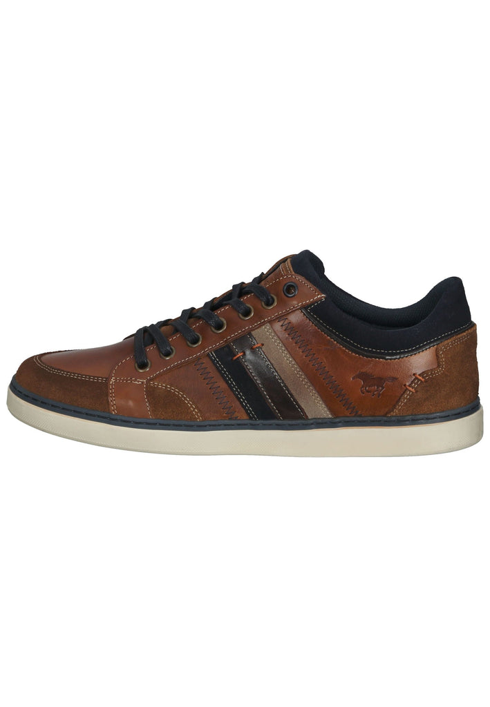 Mustang Sneaker Leder Cognac - surf4shoes