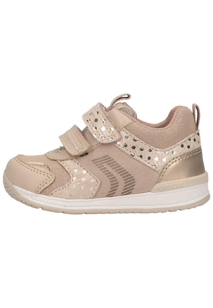 Geox Sneaker Leder/Textil Beige/Gold - surf4shoes