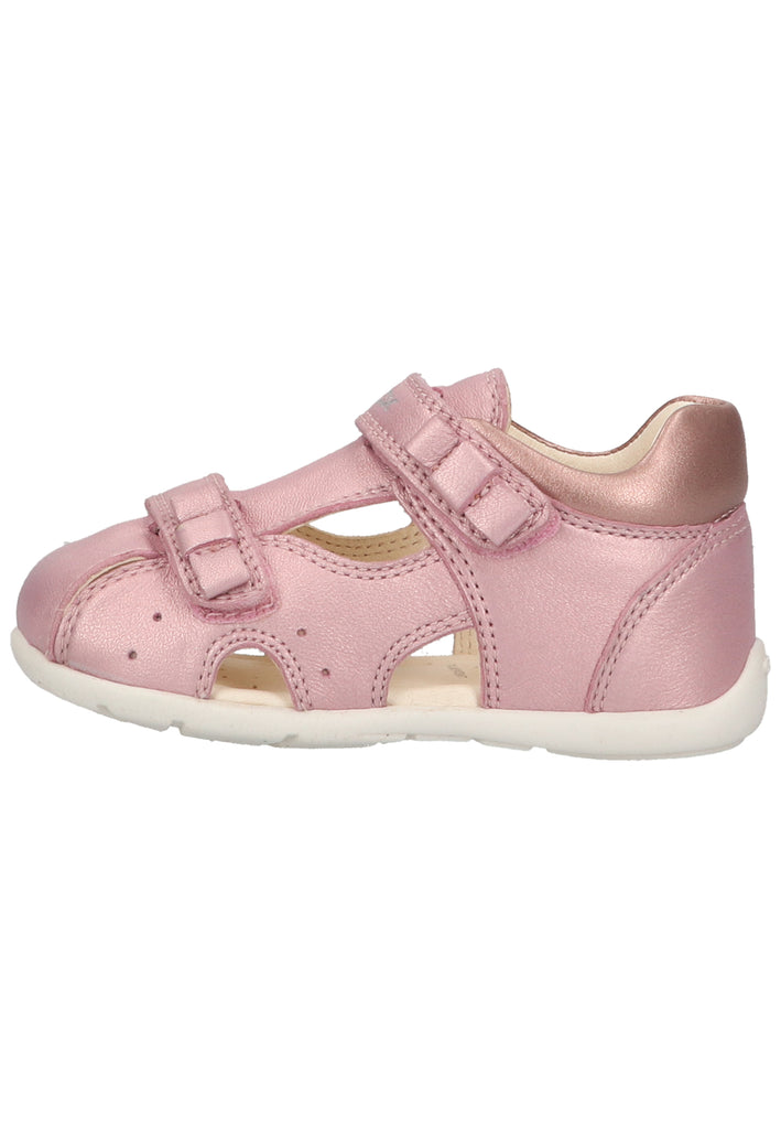 Geox Halbschuhe Leder/Textil Rosa - surf4shoes
