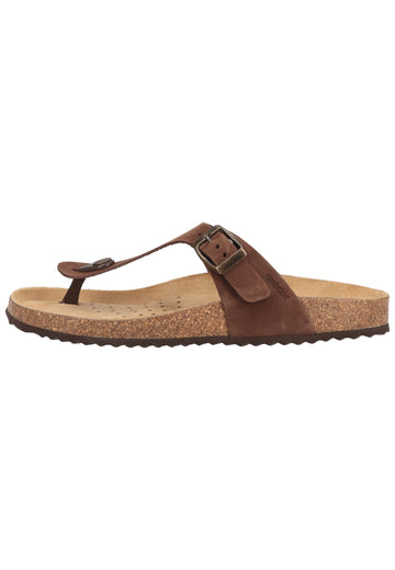 Geox Zehensteg Nubukleder Coffee - surf4shoes