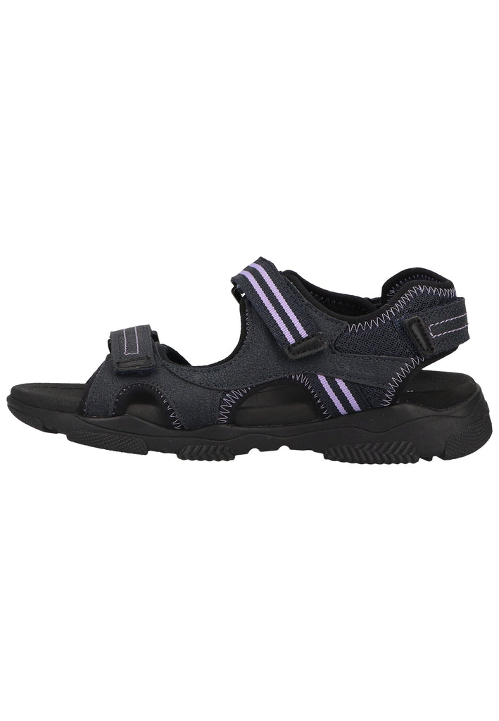 Geox Sandalen Lederimitat/Textil Navy - surf4shoes