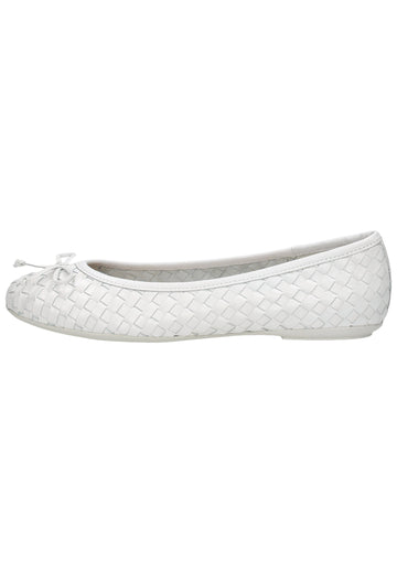 Geox Ballerinas Leder Weiß - surf4shoes