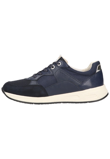 Geox Sneaker Lederimitat/Textil Navy - surf4shoes