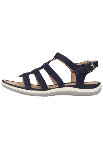 Geox Sandalen Nappaleder Dunkelblau - surf4shoes