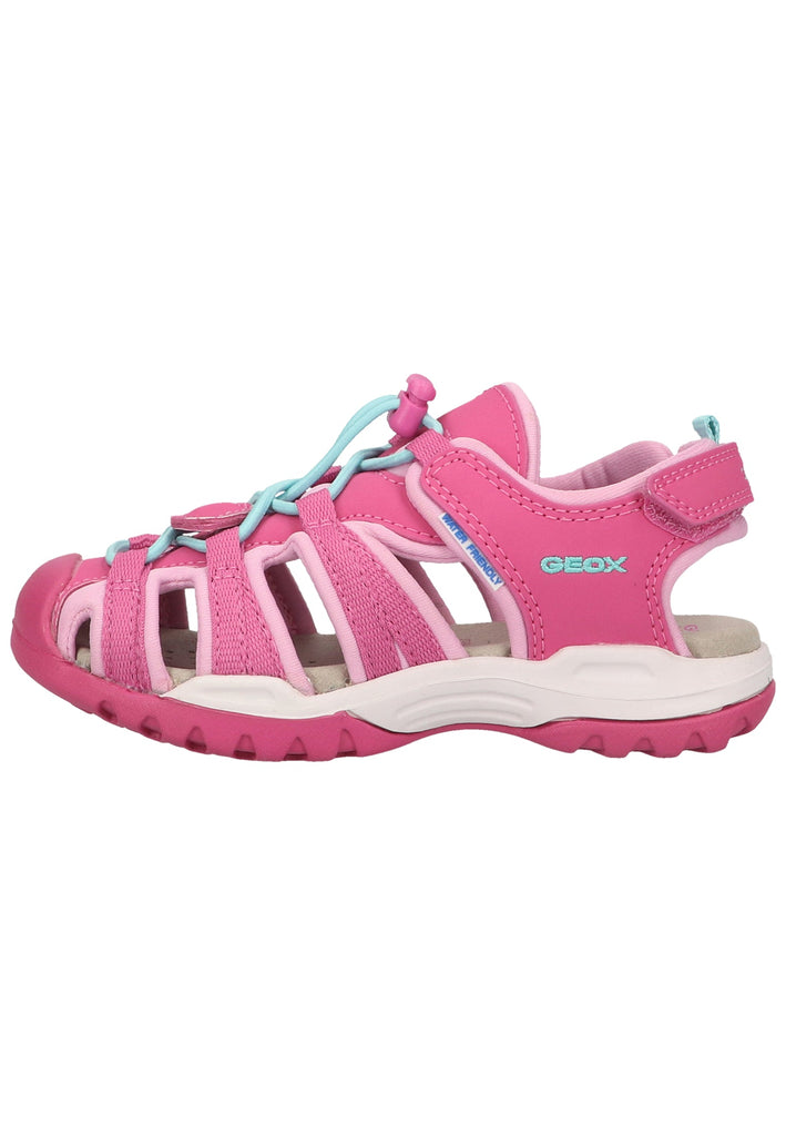 Geox Sandalen Lederimitat/Textil Hellrosa - surf4shoes