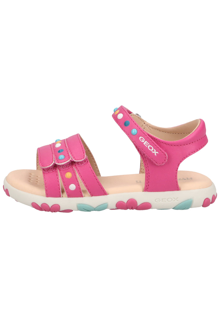 Geox Sandalen Lederimitat Fuchsia - surf4shoes