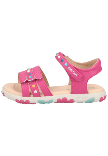 Geox Sandalen Lederimitat Fuchsia - surf4shoes