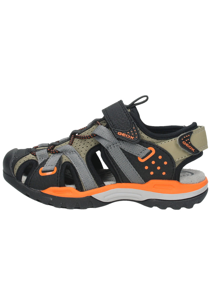 Geox Sandalen Lederimitat/Mesh Beige/Orange - surf4shoes